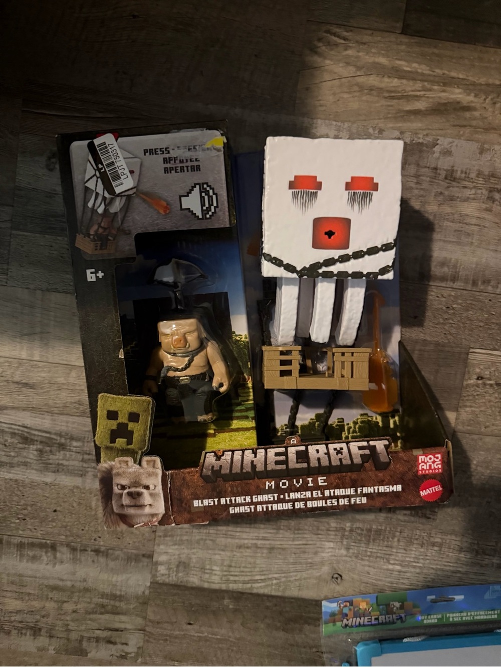Minecraft Movie Blast Attack Ghast Figure Set Mattel Lights & Sounds